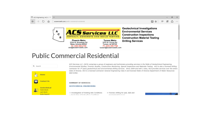 ACS Services LLC Portfolio